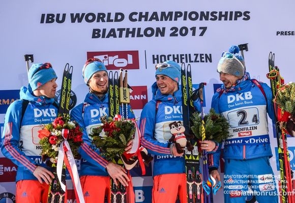 Российские биатлонисты завоевали малый хрустальный глобус